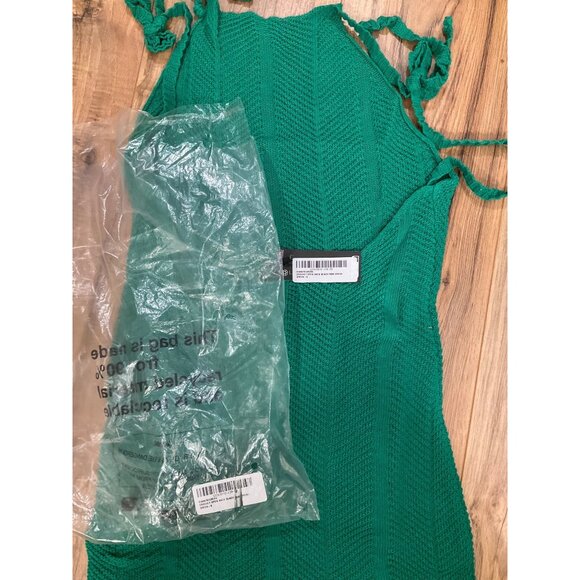 NWT Boohoo Crochet Open Back Beach Mini Dress   Size: Small - Picture 8 of 12